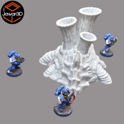Hive Smokestack #1 - 28mm Wargaming Scatter Terrain Scenery Tabletop - Only-Games