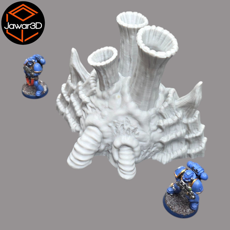 Hive Smokestack #1 - 28mm Wargaming Scatter Terrain Scenery Tabletop - Only-Games