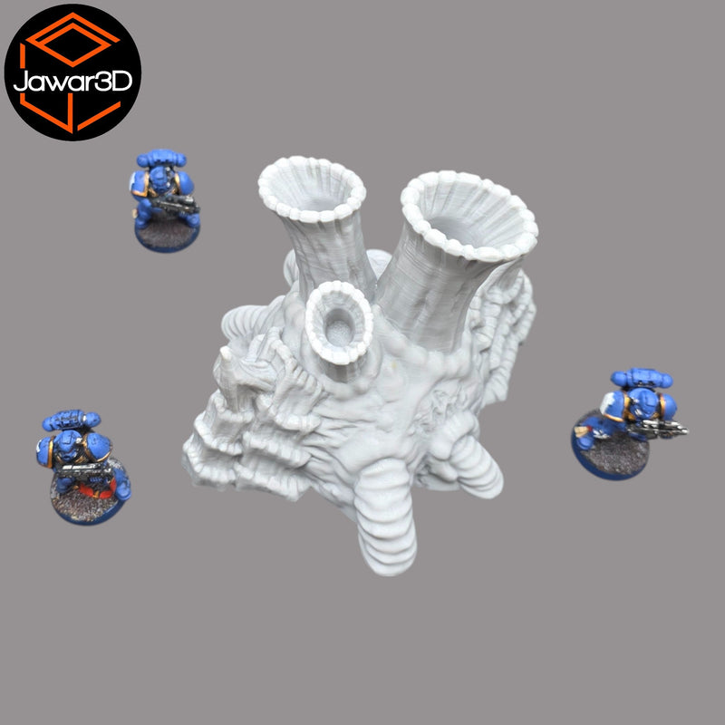 Hive Smokestack #1 - 28mm Wargaming Scatter Terrain Scenery Tabletop - Only-Games