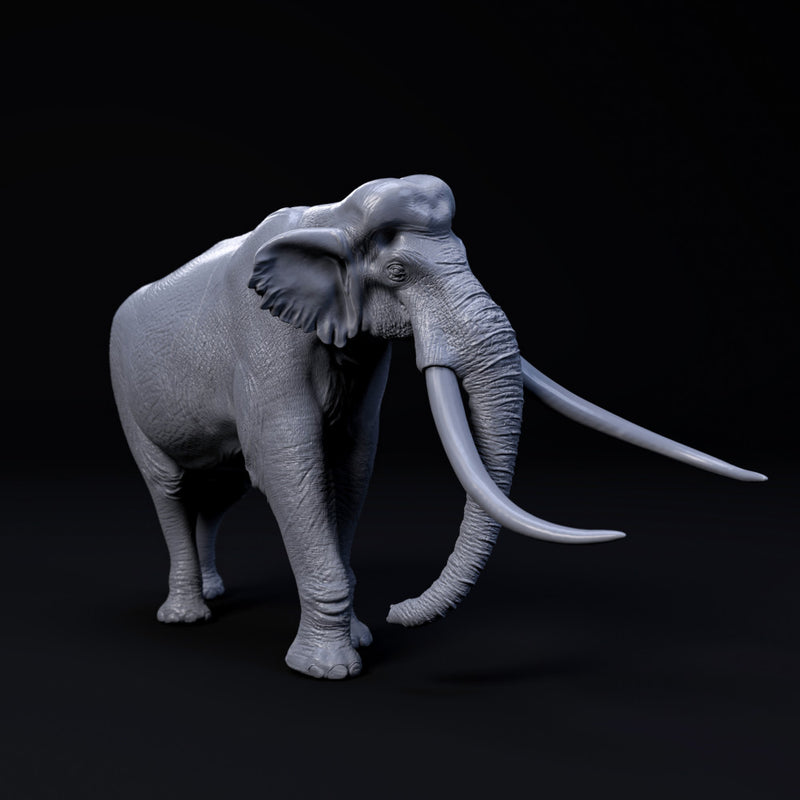 Palaeoloxodon bull 1-35 scale prehistoric elephant