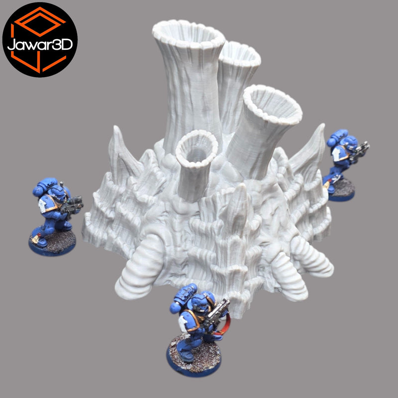 Hive Smokestack #2 - 28mm Wargaming Scatter Terrain Scenery Tabletop - Only-Games