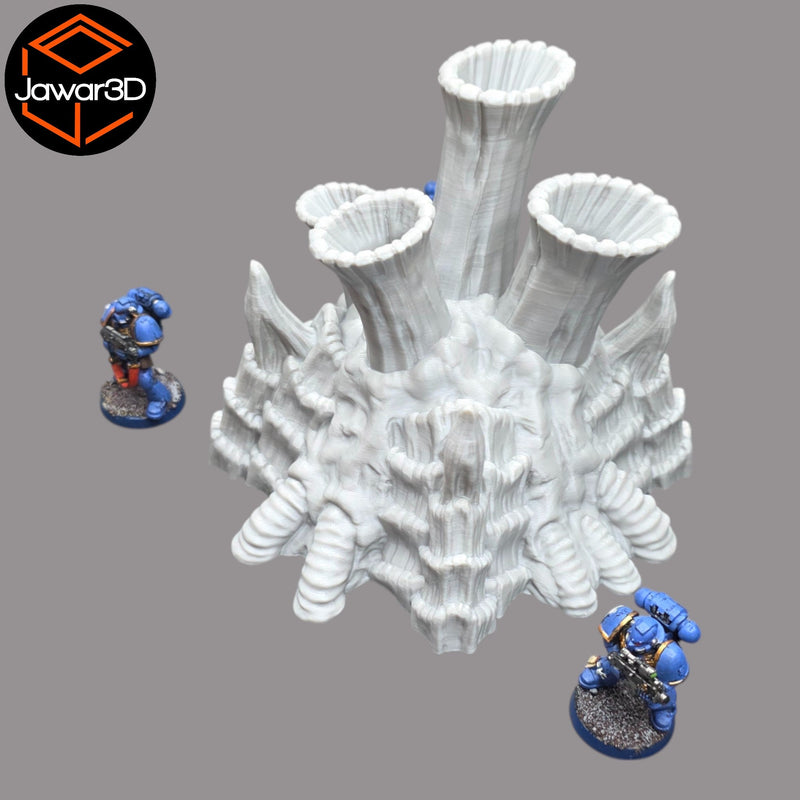 Hive Smokestack #2 - 28mm Wargaming Scatter Terrain Scenery Tabletop - Only-Games