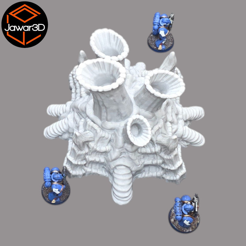 Hive Smokestack #2 - 28mm Wargaming Scatter Terrain Scenery Tabletop - Only-Games