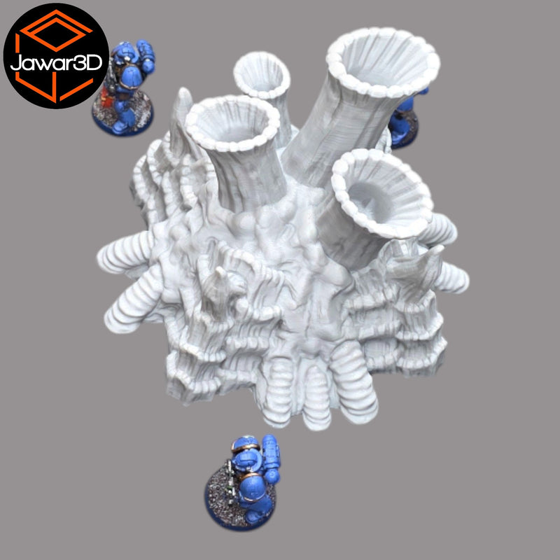 Hive Smokestack #2 - 28mm Wargaming Scatter Terrain Scenery Tabletop - Only-Games