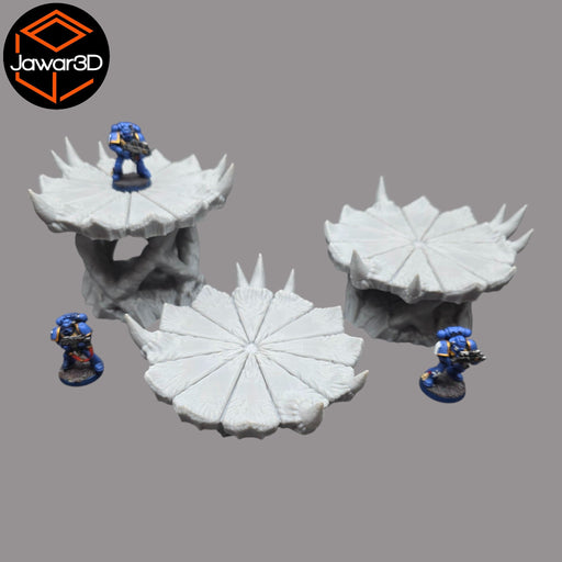 Hive Pad - 28mm Wargaming Scatter Terrain Scenery Tabletop - Only-Games
