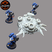 Hive Barnacle #2 - 28mm Wargaming Scatter Terrain Scenery Tabletop - Only-Games