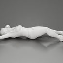 Latina girl boxing  losing leaning on the boxing ring - Only-Games