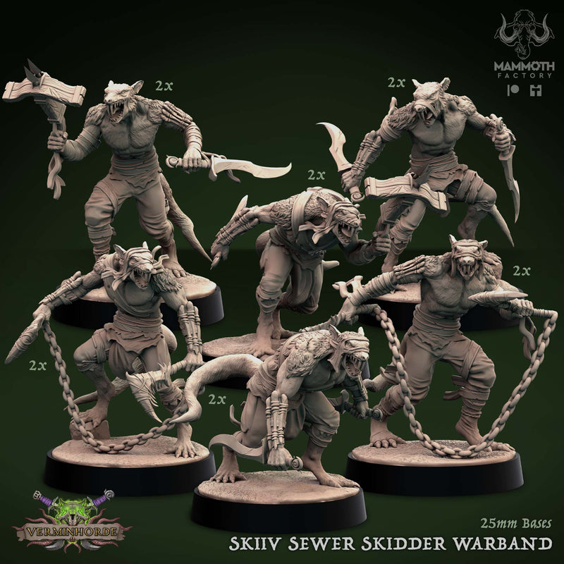 Sewer Skidders Warband (12 Models)