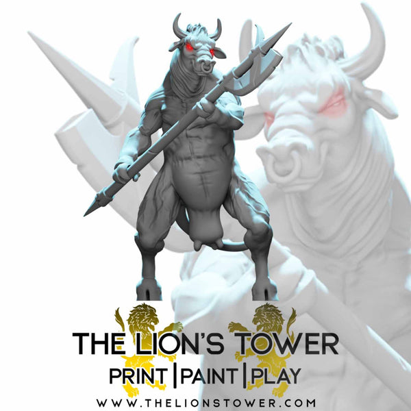 Diabolic Cow - 32mm scale miniature - Only-Games