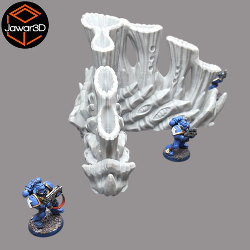 Hive Smokestack #3 - 28mm Wargaming Scatter Terrain Scenery Tabletop - Only-Games