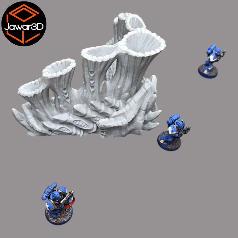 Hive Smokestack #3 - 28mm Wargaming Scatter Terrain Scenery Tabletop - Only-Games