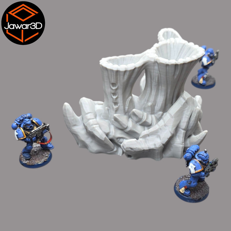 Hive Smokestack #4 - 28mm Wargaming Scatter Terrain Scenery Tabletop - Only-Games