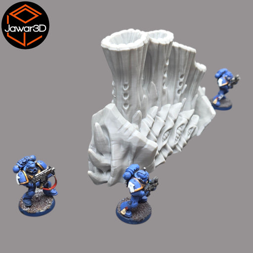 Hive Smokestack #5 - 28mm Wargaming Scatter Terrain Scenery Tabletop - Only-Games