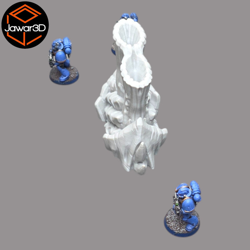 Hive Smokestack #6 - 28mm Wargaming Scatter Terrain Scenery Tabletop - Only-Games