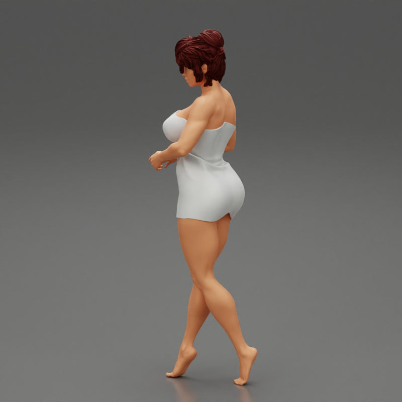 Woman Getting Out From Bathtub - Only-Games