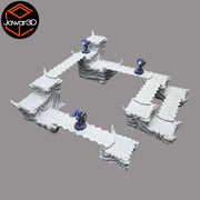 Hive Platforms - 28mm Wargaming Scatter Terrain Scenery Tabletop - Only-Games