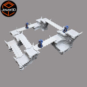 Hive Platforms - 28mm Wargaming Scatter Terrain Scenery Tabletop - Only-Games