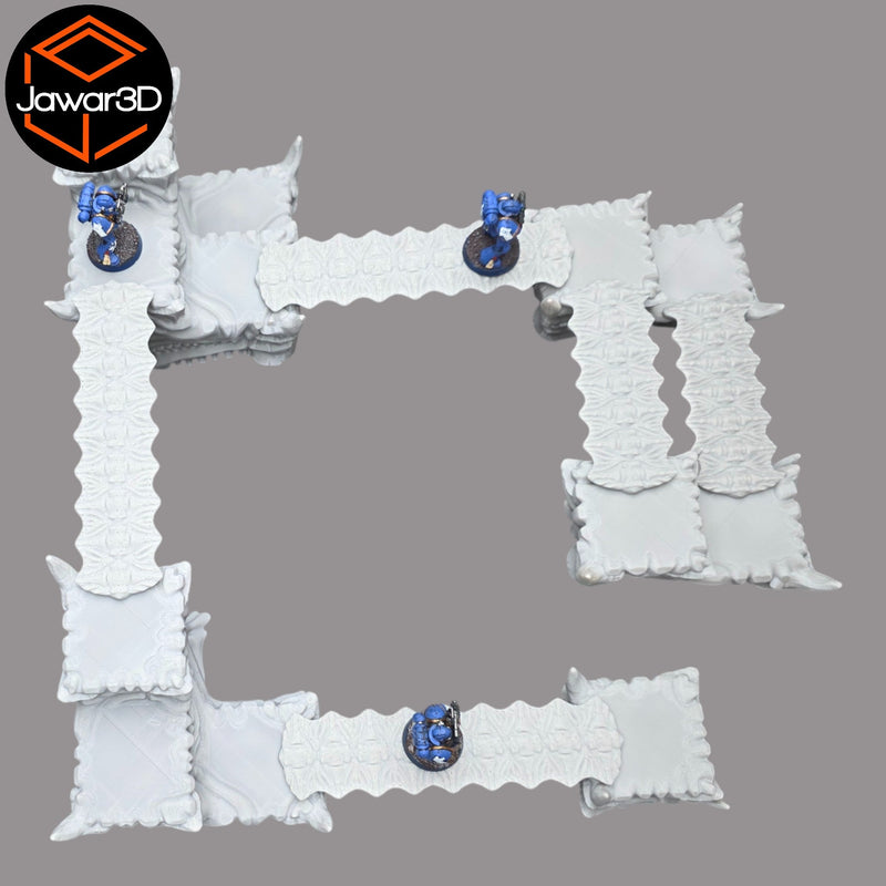 Hive Platforms - 28mm Wargaming Scatter Terrain Scenery Tabletop - Only-Games