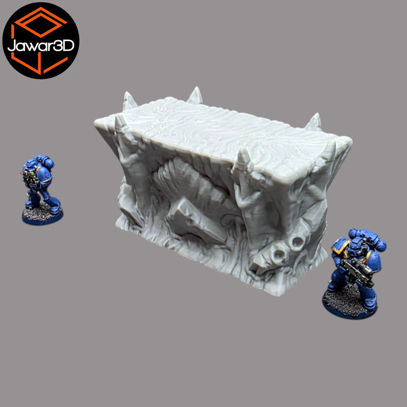 Hive Container #1 - 28mm Wargaming Scatter Terrain Scenery Tabletop - Only-Games