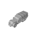 3D Printed M3 GMC Half Track with Cover (x10) - Only-Games