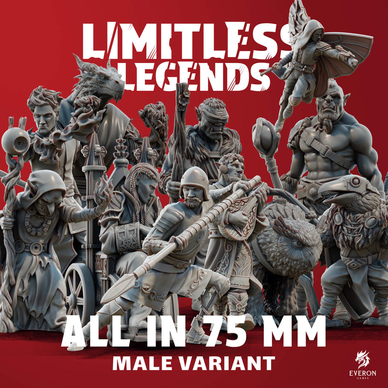 Limitless Legends - 75mm - All In - Male