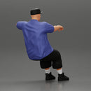 gangster homie in cap with arm on window driving the car - Only-Games