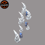 Hive Spike Set - 28mm Wargaming Scatter Terrain Scenery Tabletop - Only-Games