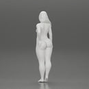 Naked girl standing putting her left hand on her hip - Only-Games