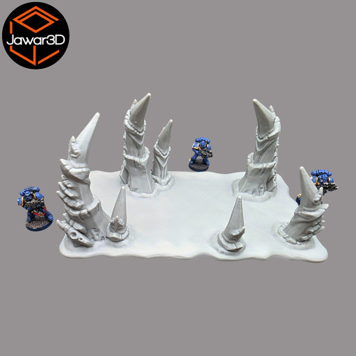 Hive Floor #1 - 28mm Wargaming Scatter Terrain Scenery Tabletop - Only-Games
