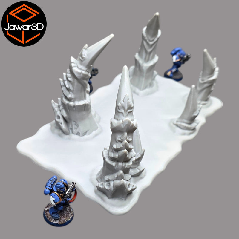 Hive Floor #1 - 28mm Wargaming Scatter Terrain Scenery Tabletop - Only-Games