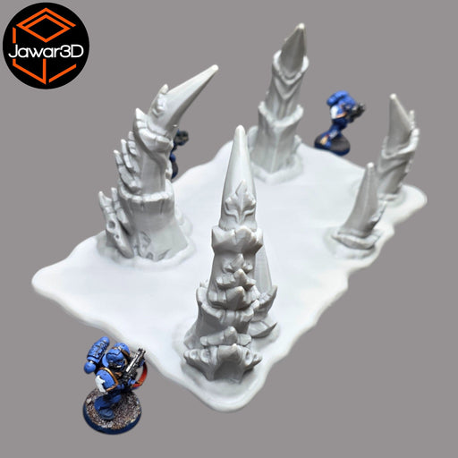 Hive Floor #1 - 28mm Wargaming Scatter Terrain Scenery Tabletop - Only-Games