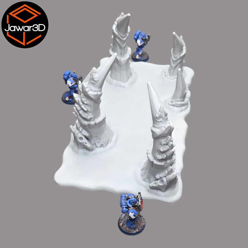 Hive Floor #1 - 28mm Wargaming Scatter Terrain Scenery Tabletop - Only-Games