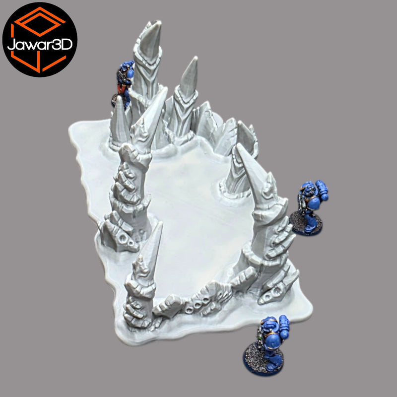 Hive Floor #3 - 28mm Wargaming Scatter Terrain Scenery Tabletop - Only-Games