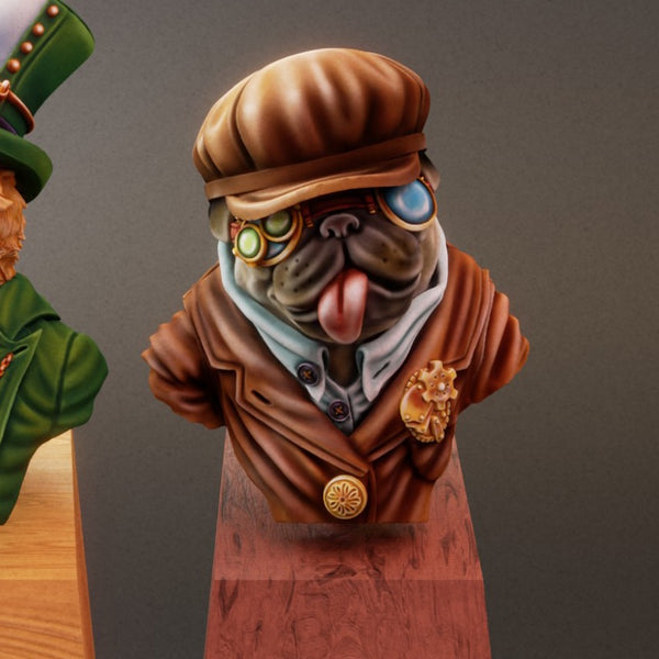 Steam pug bust color - Only-Games