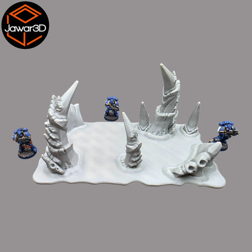 Hive Floor #4 - 28mm Wargaming Scatter Terrain Scenery Tabletop - Only-Games