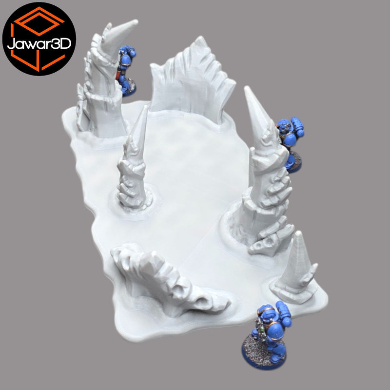 Hive Floor #4 - 28mm Wargaming Scatter Terrain Scenery Tabletop - Only-Games