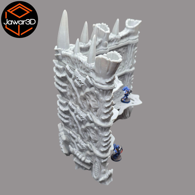 Hive Ruins #1 - 28mm Wargaming Scatter Terrain Scenery Tabletop - Only-Games