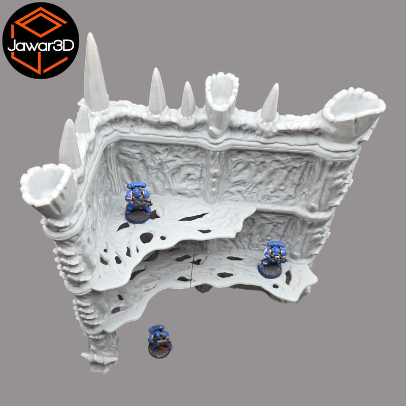 Hive Ruins #1 - 28mm Wargaming Scatter Terrain Scenery Tabletop - Only-Games