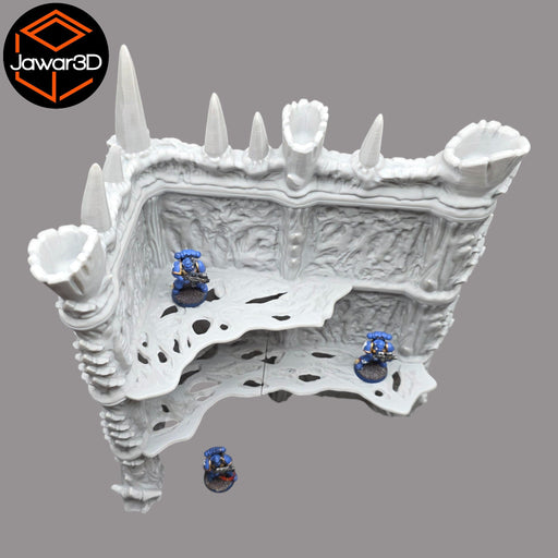 Hive Ruins #1 - 28mm Wargaming Scatter Terrain Scenery Tabletop - Only-Games