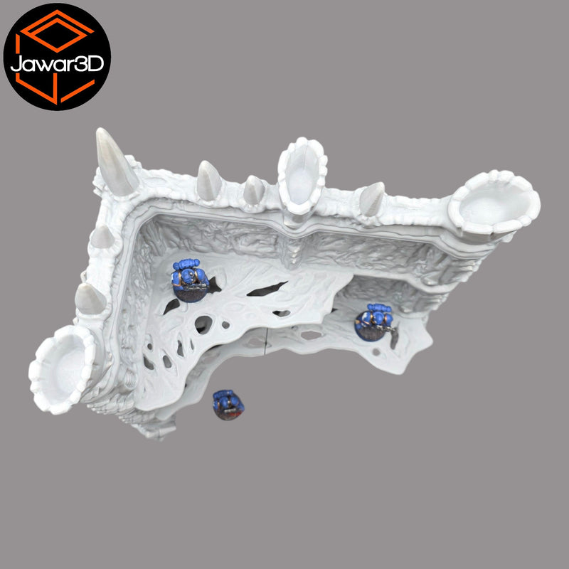 Hive Ruins #1 - 28mm Wargaming Scatter Terrain Scenery Tabletop - Only-Games