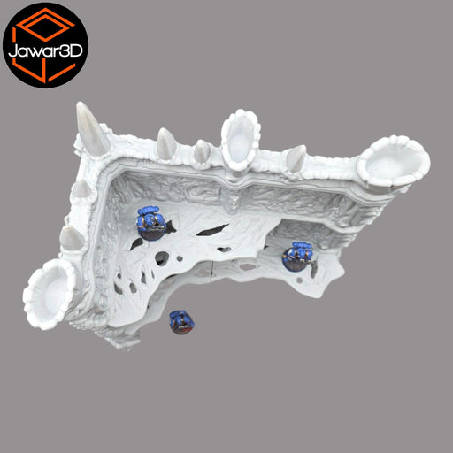 Hive Ruins #1 - 28mm Wargaming Scatter Terrain Scenery Tabletop - Only-Games