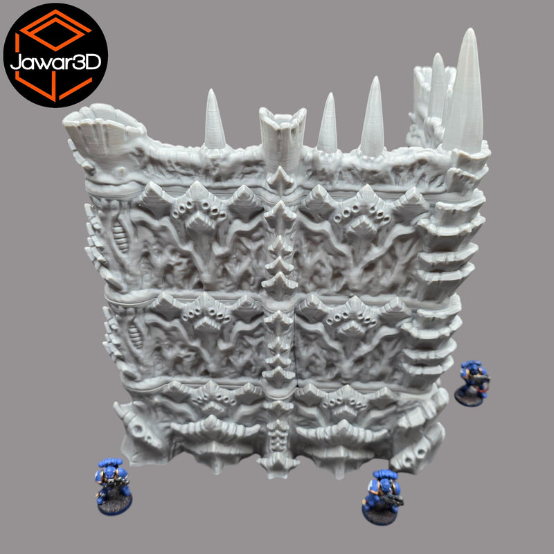 Hive Ruins #1 - 28mm Wargaming Scatter Terrain Scenery Tabletop - Only-Games