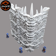 Hive Ruins #1 - 28mm Wargaming Scatter Terrain Scenery Tabletop - Only-Games