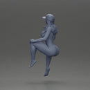 Naked Girl Sitting Gracefully - Only-Games