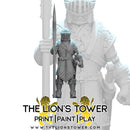 Elite Guards - Set of 10 with halberds (32mm scale) - Only-Games