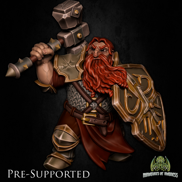 Dolgurn Bloodcoat  [PRE-COLORED] Dwarf Fighter - Only-Games