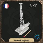1/72 Renault Ft Projecteur - Only-Games