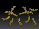 Clash of Rhyfles: Crusader Extra Arms for Plastics