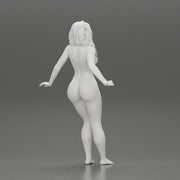 Naked lowrider chola girl is leaning against the car - Only-Games