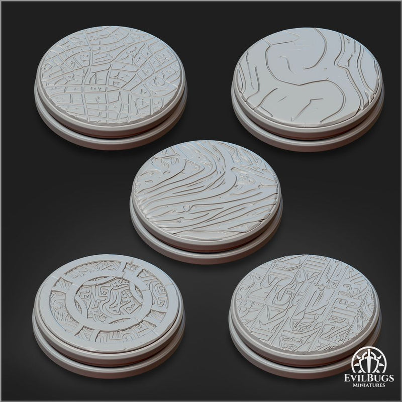 EvilBugs Bases Pack 12,5mm / 25mm / 32mm / 42mm